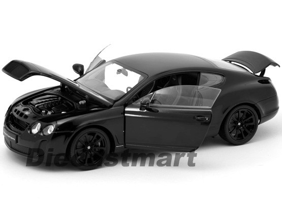 WELLY 1:18 18038 2013 BENTLEY CONTINENTAL SUPERSPORTS COUPE BLACK NEW DIECAST