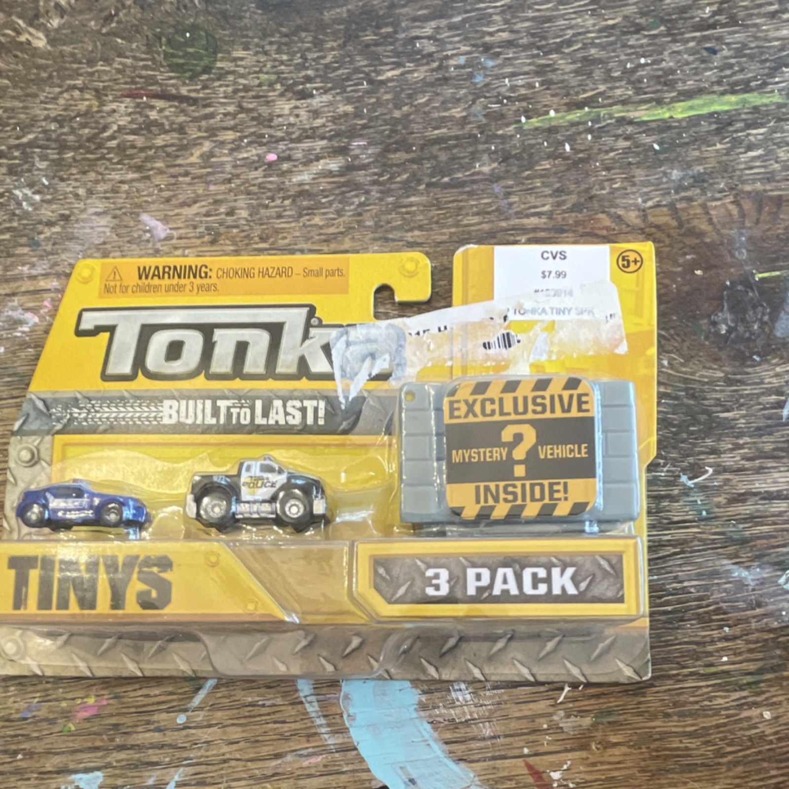Tonka Tinys 3 Pack Multi-Color Exclusive Mystery Vehicle Model 59003