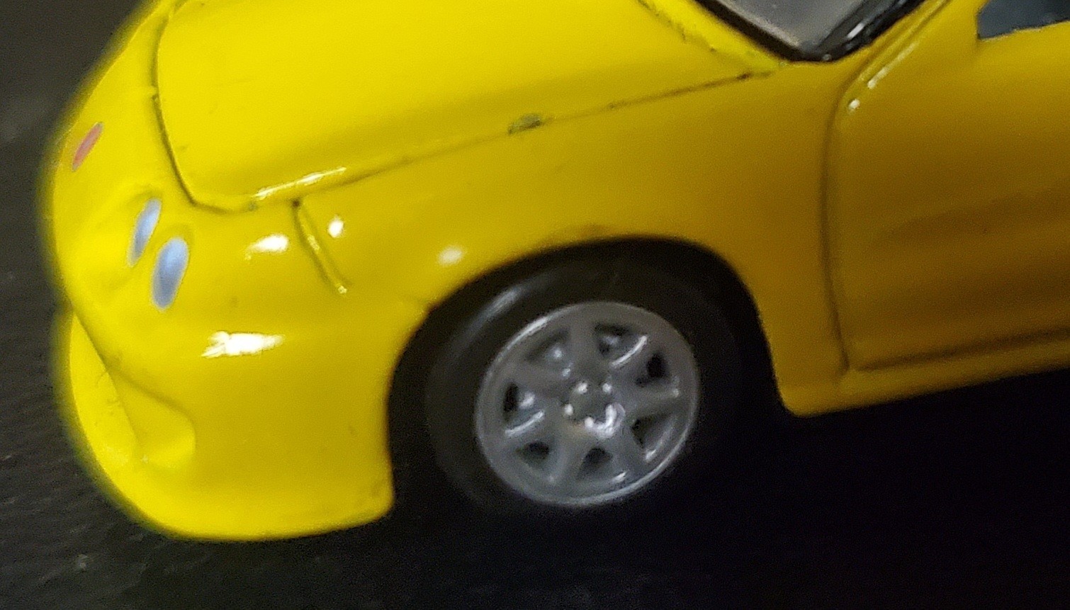Revell 1:64 Acura Integra Type R, Yellow, Loose – No Package – Honda