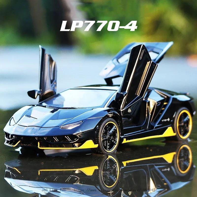 1:32 Lamborghini LP770 Diecast Toy Car – Alloy Model with Sound & Light Effect