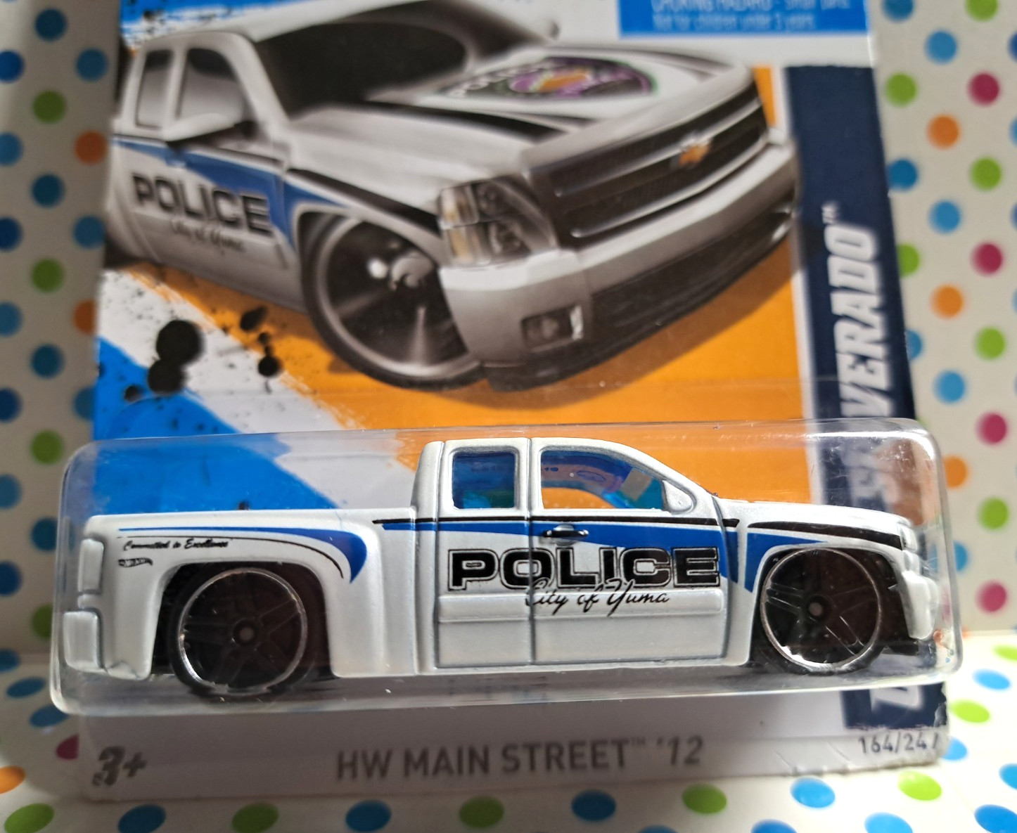 HOT WHEELS HW MAIN STREET ’12 CHEVY SILVERADO POLICE NEW