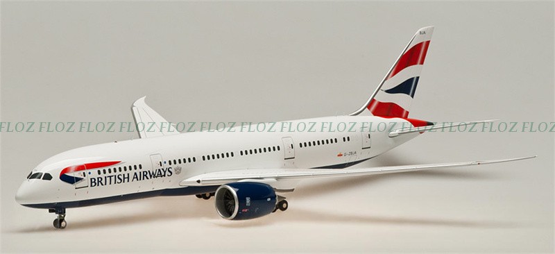 for Inflight for British Airways for Boeing 787-8 G-ZBJA 1:200 plane Pre-built