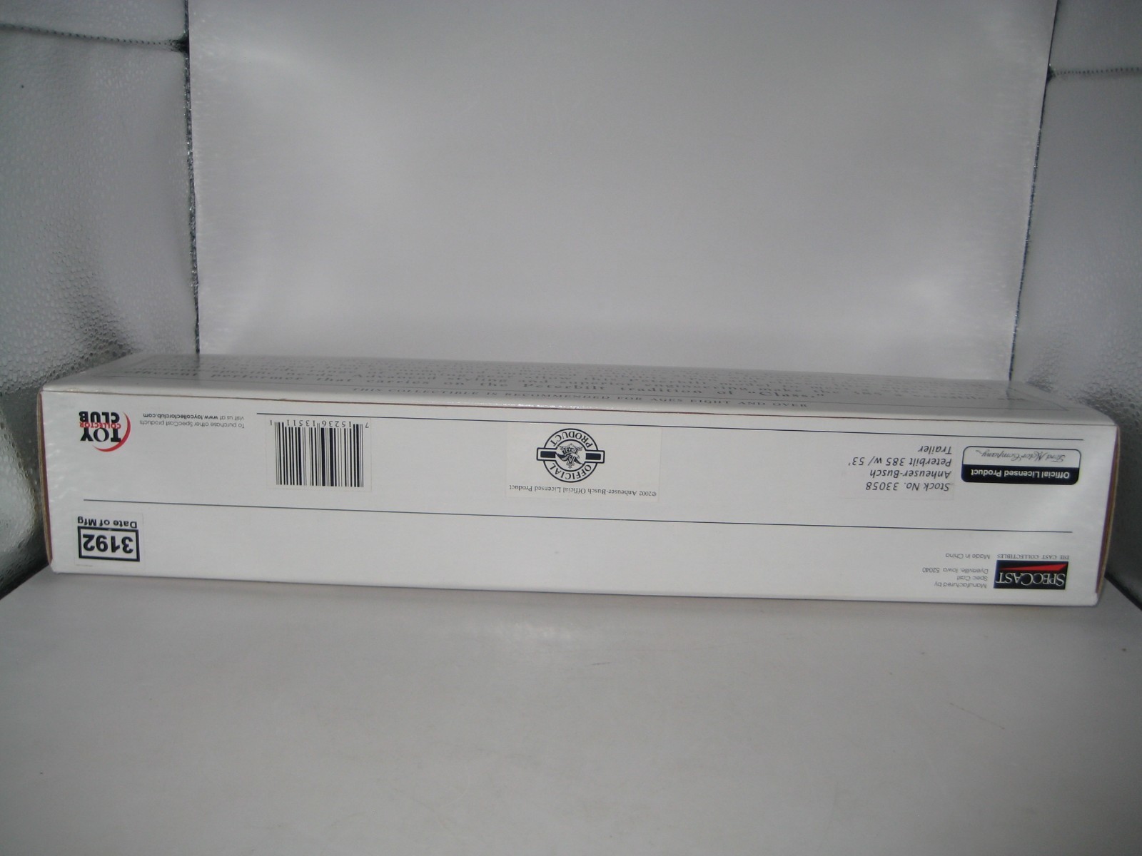 DIE CAST ANHEUSER BUSCH INC SPECCAST 33058 PETERBILT 385 NM FREE SHIPPING