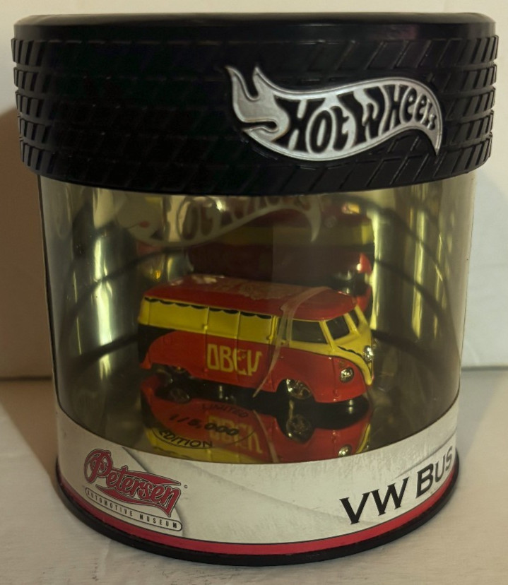 🔥🔥🔥 HOT WHEELS LE OIL CAN SERIES PETERSEN MUSEUM VW BUS 2006 🔥🔥🔥