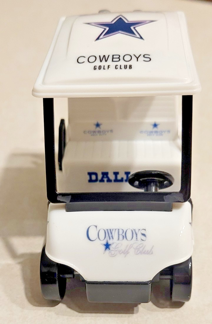 DALLAS COWBOYS custom GOLF CART diecast/ plastic car truck