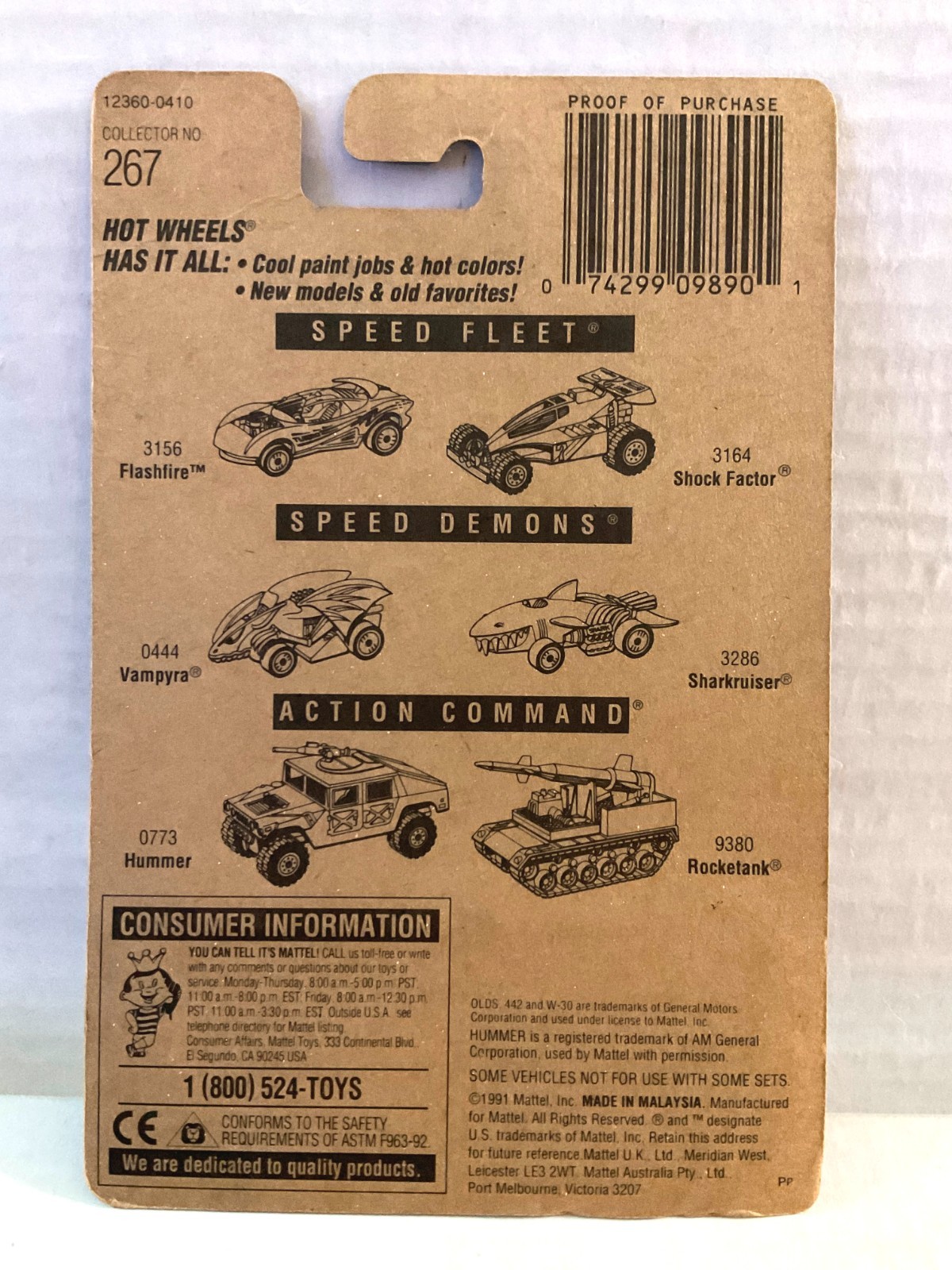 Hot Wheels OLDS 442 W-30 #267 – 3 Variation Lot – WHEELS, BASES, PACKAGES