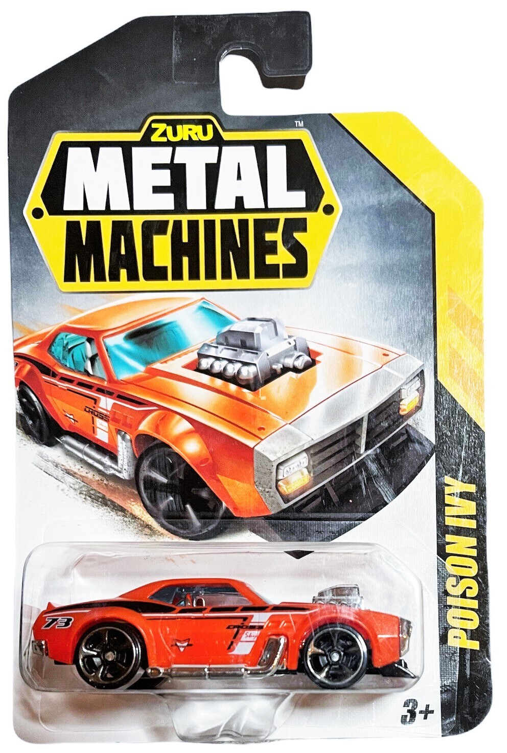 Metal Machines Diecast Car POISON IVY Orange 1:64
