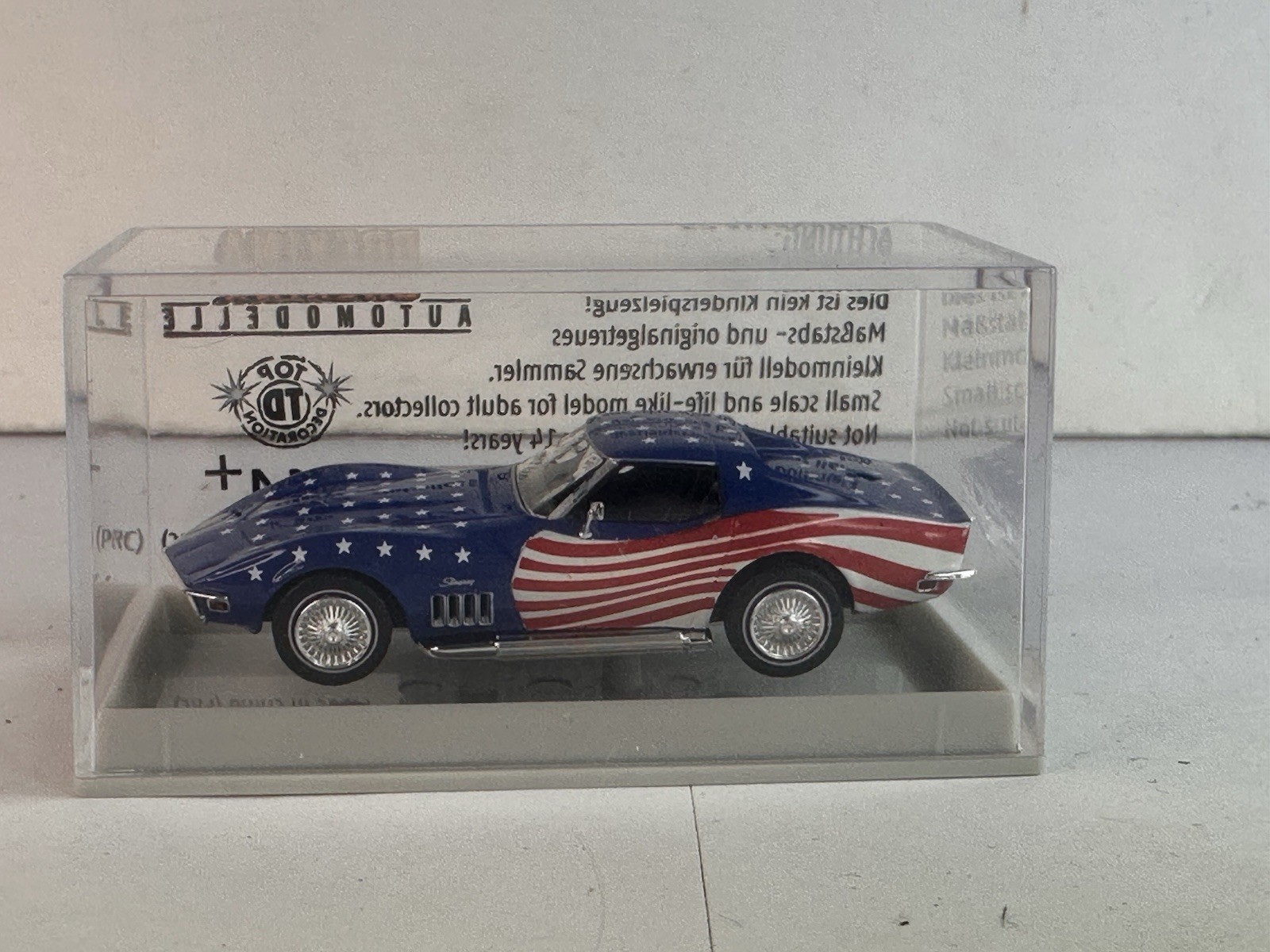 HO Scale 1964 Brekina Stars & Stripes Corvette New Old Stock