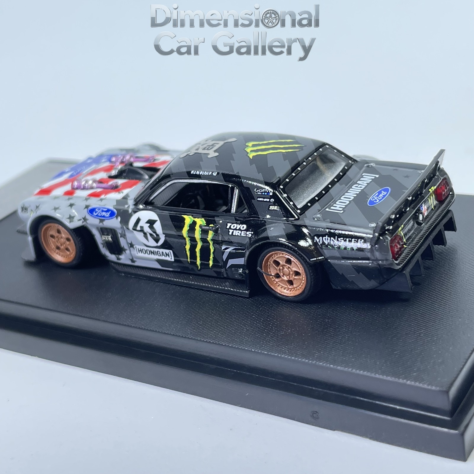 SW Ken Block Ford Mustang Magic Claw painted 1:64 alloy car model
