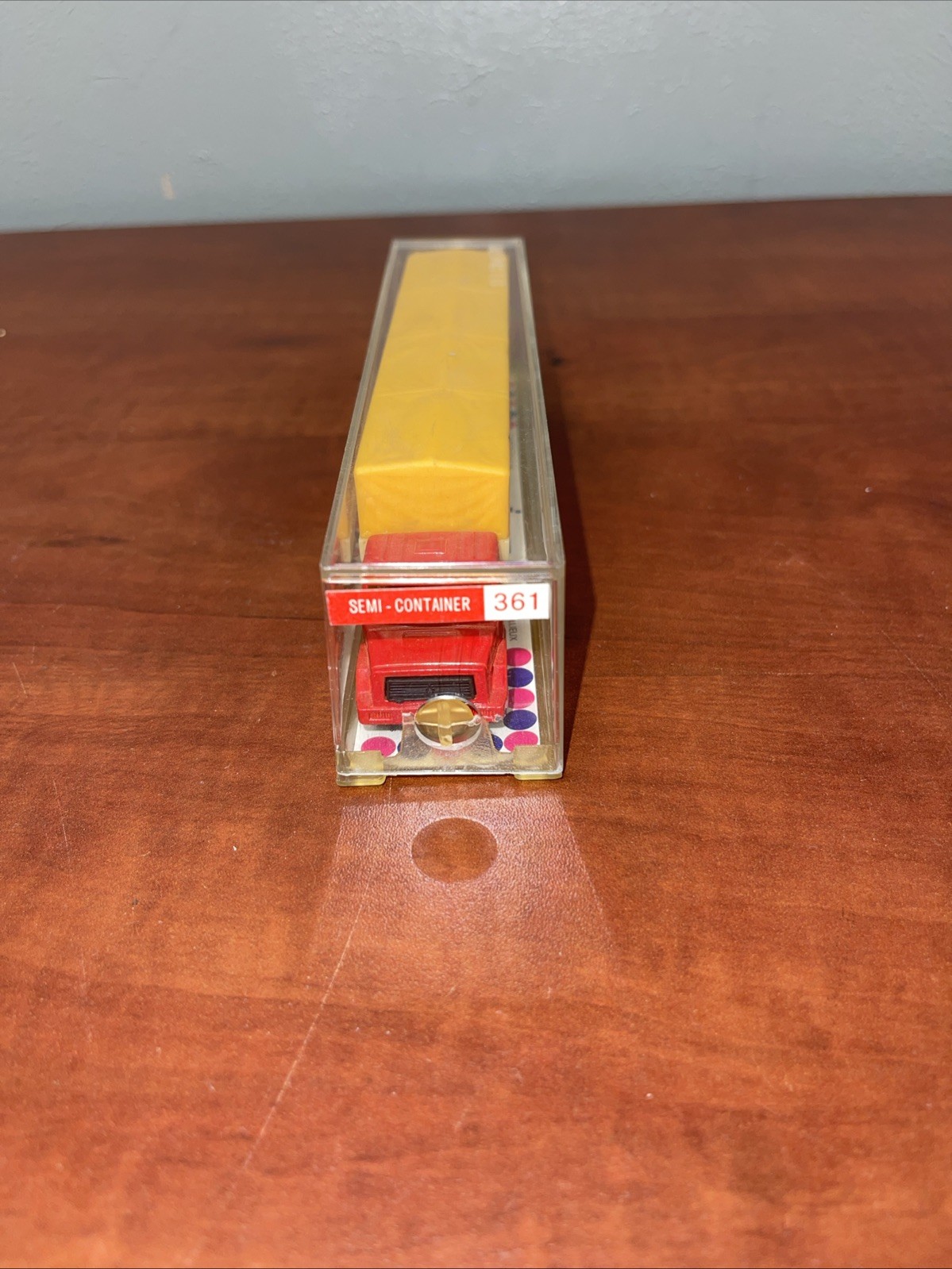Vintage Majorette #367 Bernard Bache Canvas Semi Trailer Red Super Tandems 1970