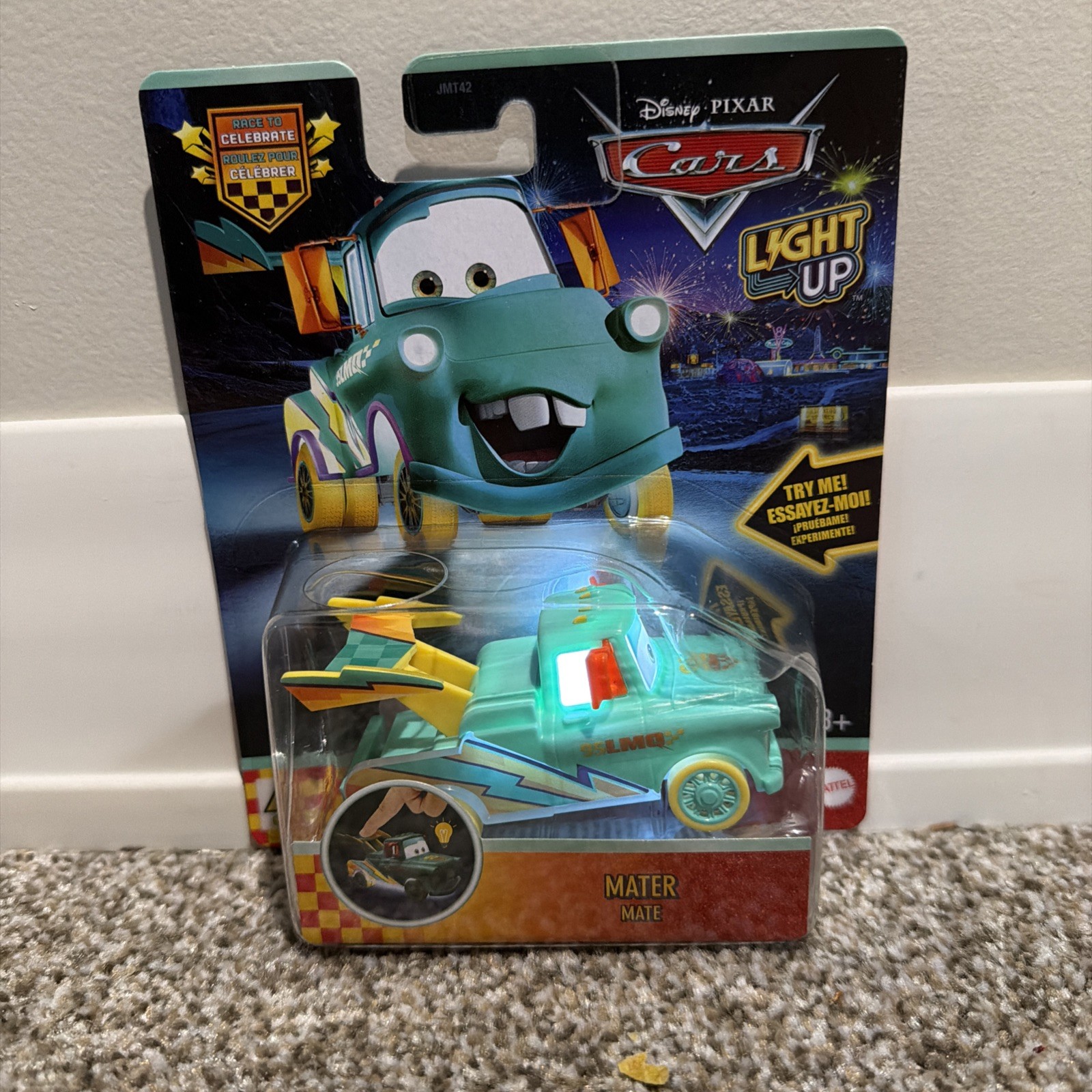 2026 Disney Pixar Cars Light-Up Complete Set of 6 McQueen, Mater, Sally And More