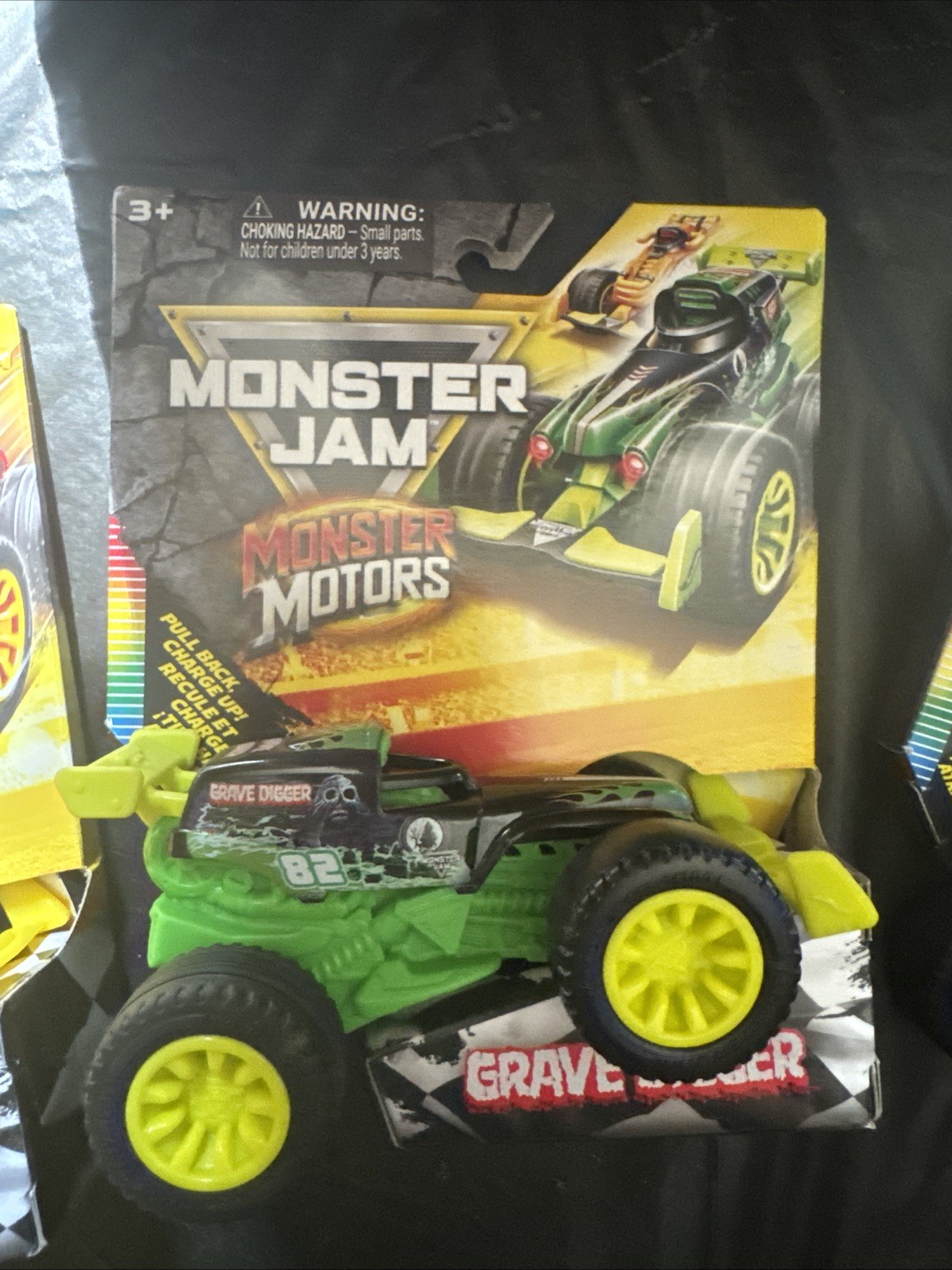 Monster Jam Monster Motors Pull Back Complete Set Series 1 TORO MEGALODON DIGGER