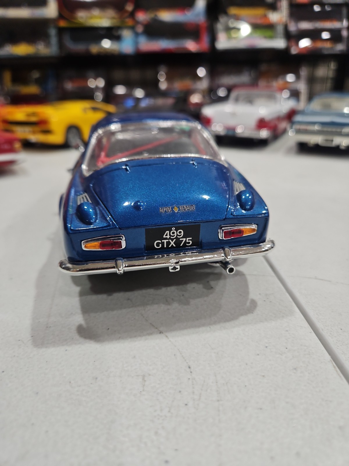 Bburago 1:16 1971 Alpine Renault A110 1600S Blue Special Collection Diecast Loos