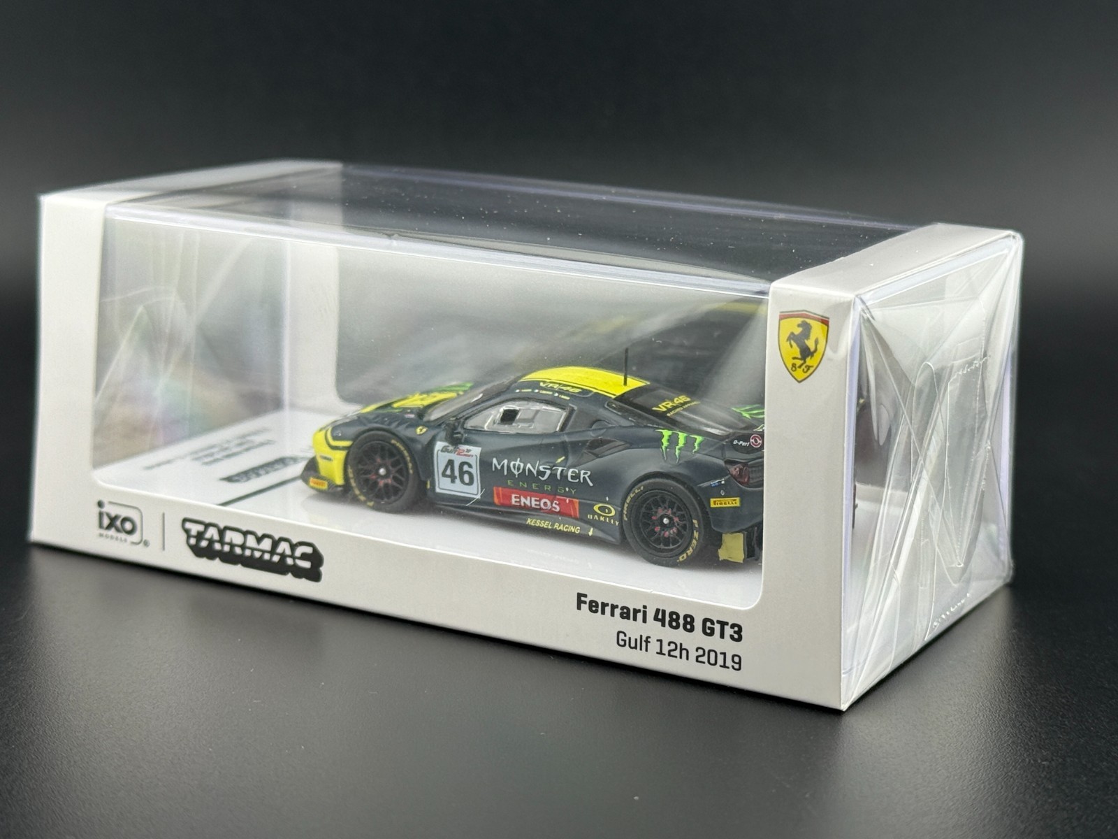 Tarmac Works Ferrari 488 GT3 Gulf 12 Hours 2019 Monster Energy 1/64