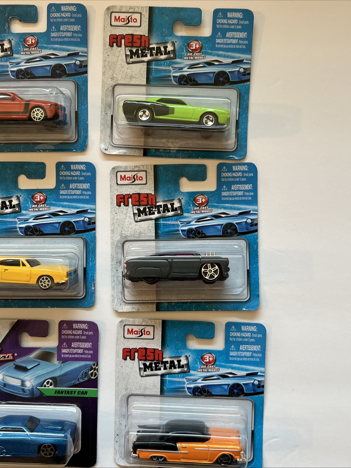 Maisto Fresh Metal Collectible Toy Cars 9-Pack Assortment New 2010-17-18 Models
