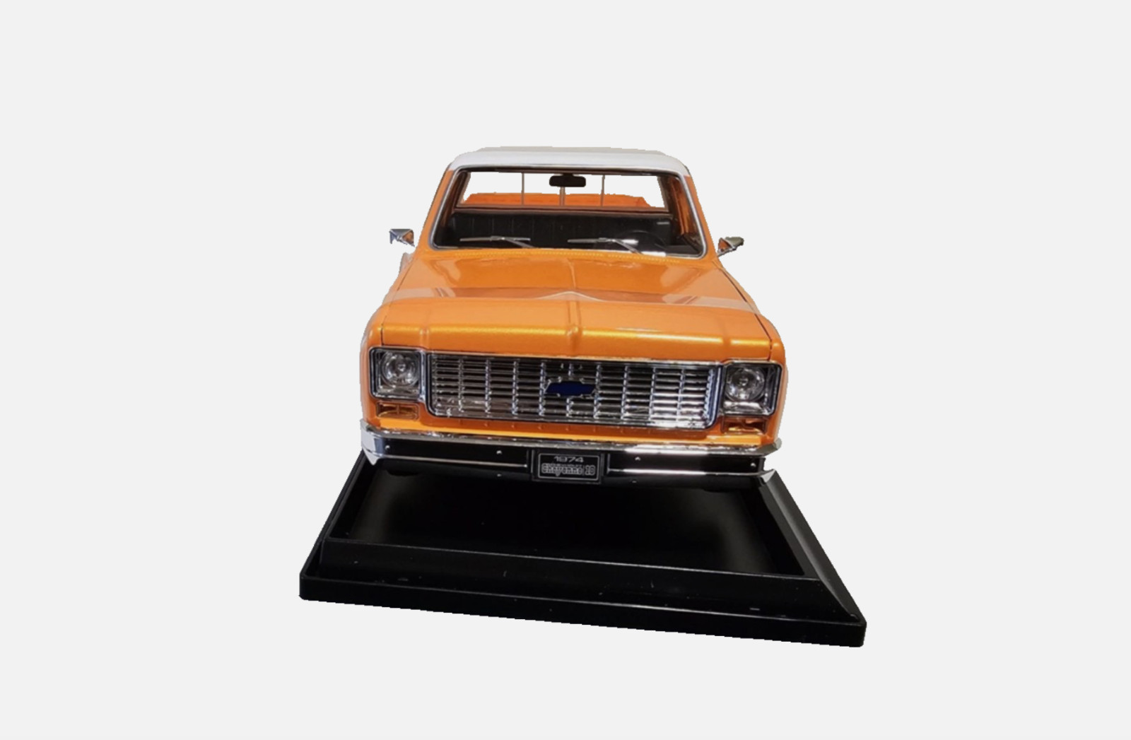 1974 Chevrolet C10 Cheyenne Super 1:18 Diecast Pickup Truck Maisto Orange-NEW