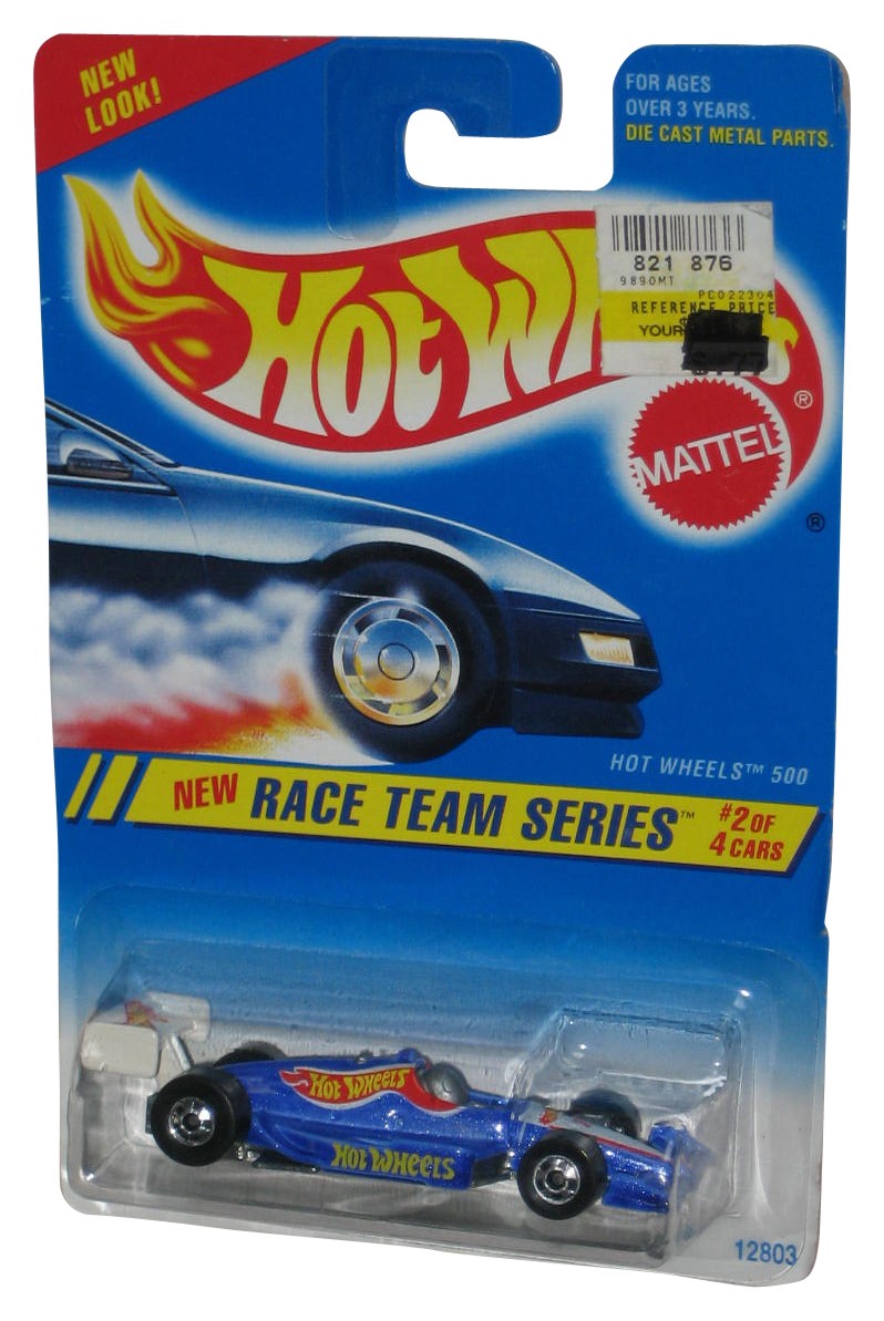 Hot Wheels Race Team Series 2/4 (1994) Blue 500 Collector Toy Car #276