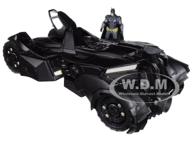ARKHAM KNIGHT BATMOBILE W/ DIECAST BATMAN FIGURE 1/24 DIECAST CAR BY JADA 98037