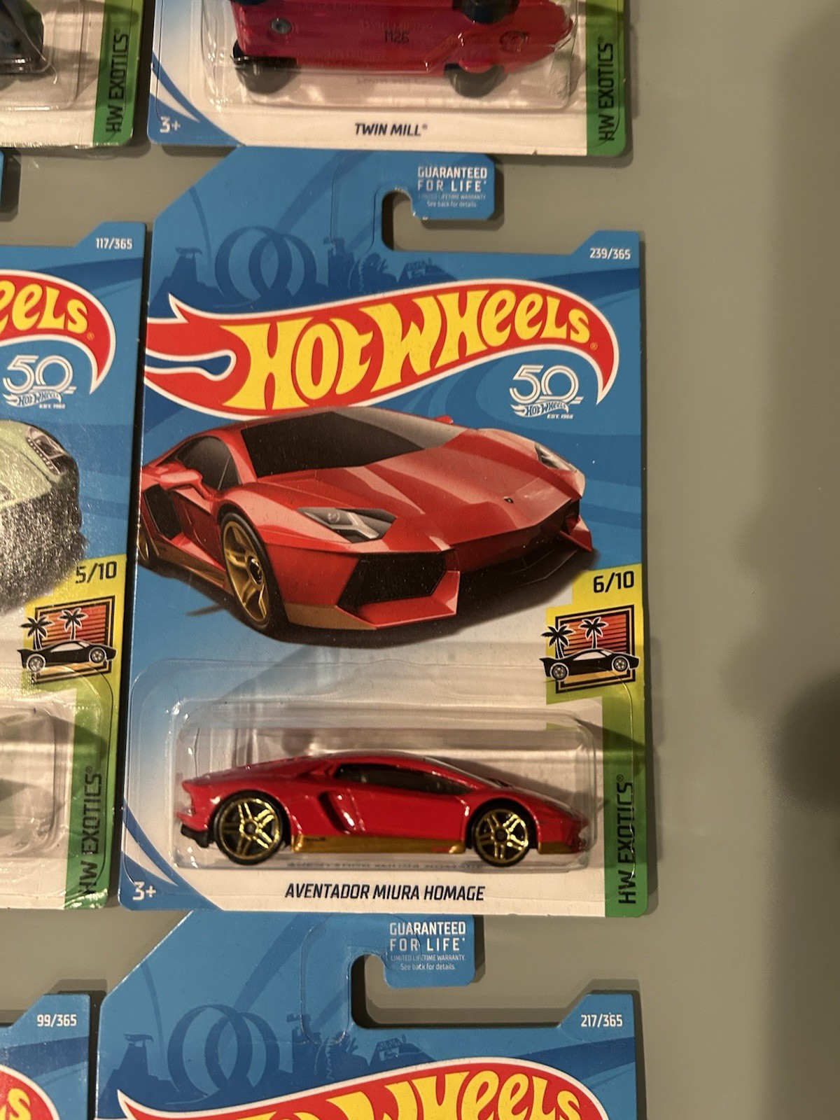 Hot Wheels 2018 HW Exotics COMPLETE SET 1-10 50th Anniversary (Bundle)