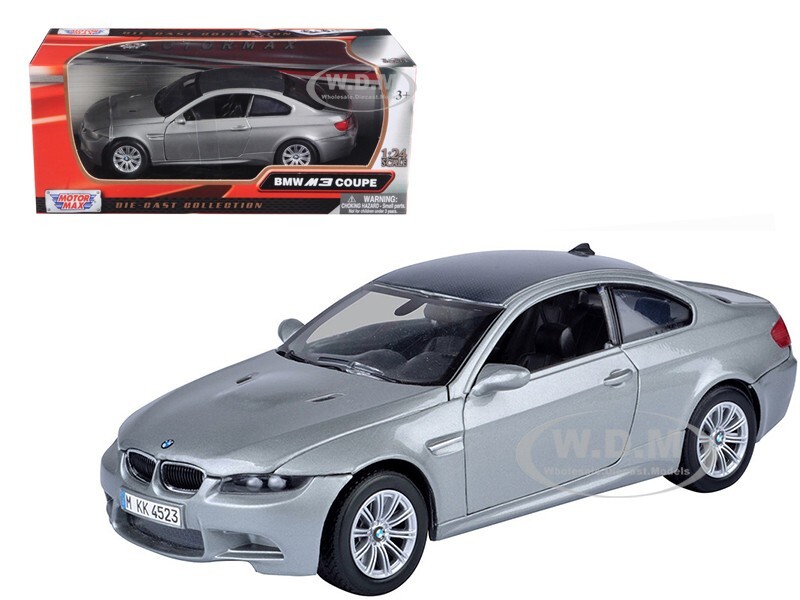 BMW M3 COUPE GRAY 1/24 DIECAST MODEL CAR BY MOTORMAX 73347