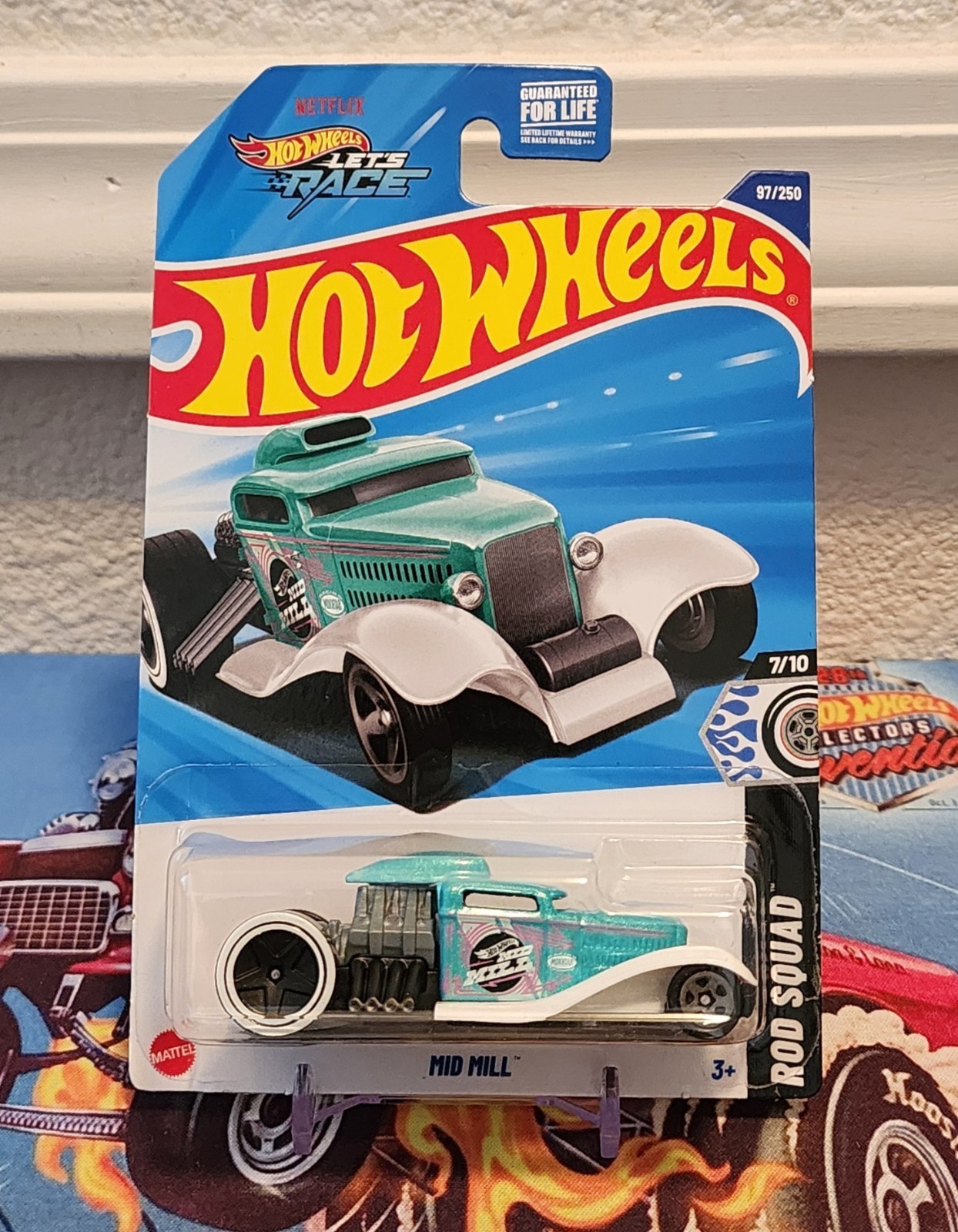 🔥Hot Wheels Rod Squad Series Teal Mid Mill🔥
