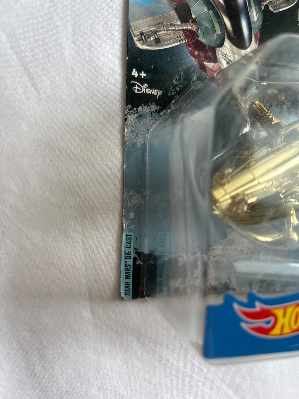 2015 Hot Wheels Starships Star Wars Boba Fett’s SLAVE 1 Exclusive Golden New