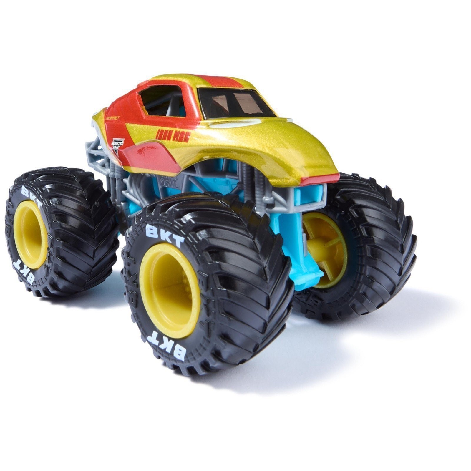 Monster Jam Marvel Iron Man Vs. War Machine Die-Cast Monster Trucks 1:64 Scale