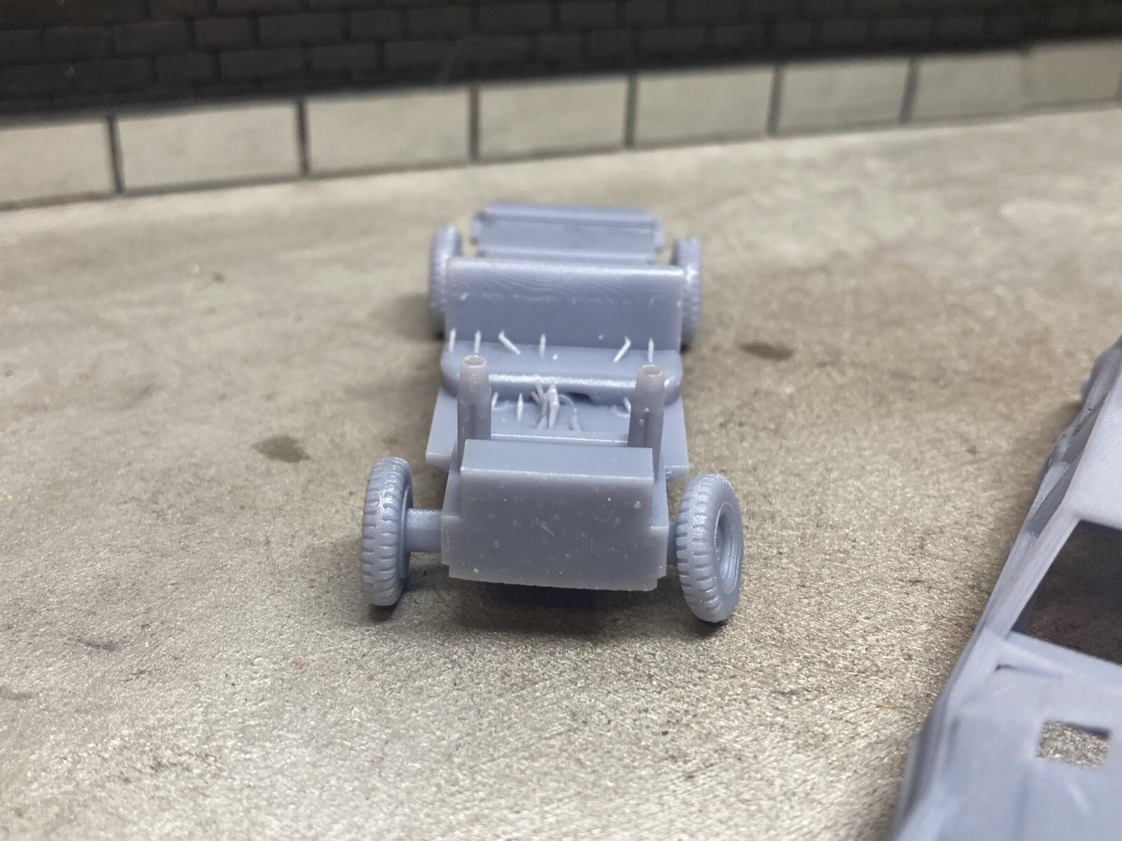 1/64 Scale 3D Printed Chevy Wagon Demolition Derby Demo Car For Diecast Diorama