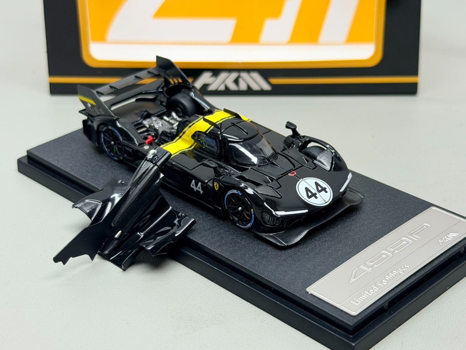 HKM 1/64 Ferrari 499P Hypercar Le Mans Alloy Car Model