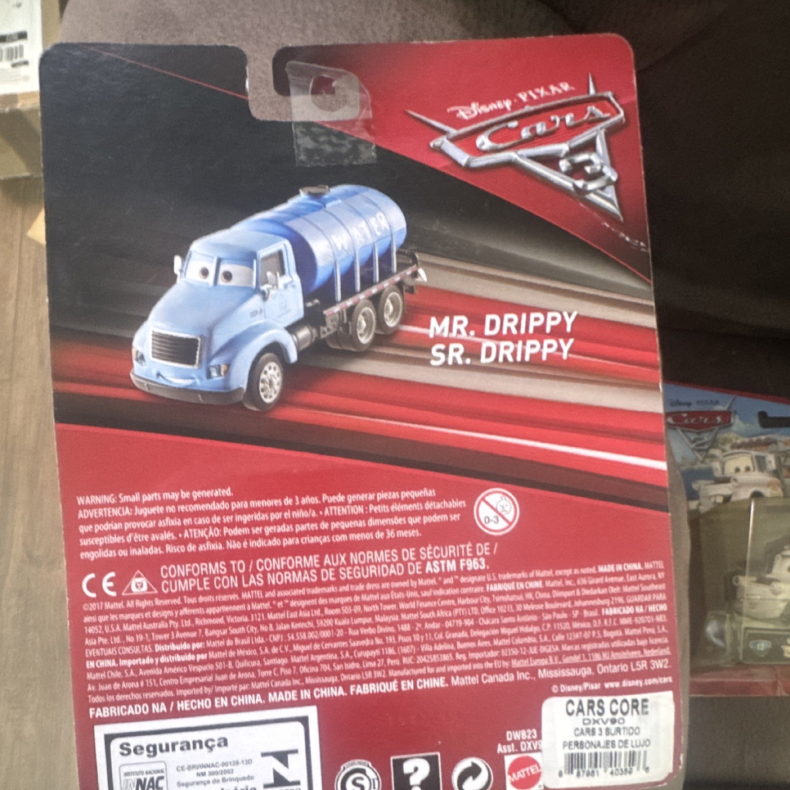 Mattel Mr. Drippy Deluxe Diecast Truck Blue Disney Pixar Cars 3 2017