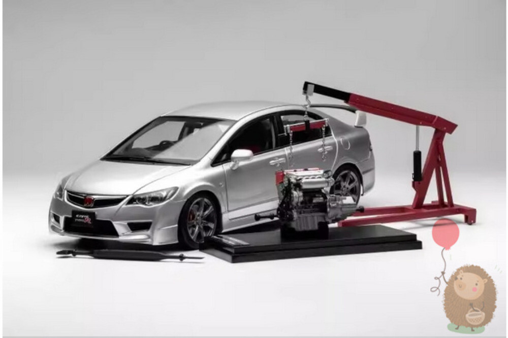 MOTORHELIX MH 1/18 Honda civic FD2 Later version Alloy Diecast Model Car Kid Toy