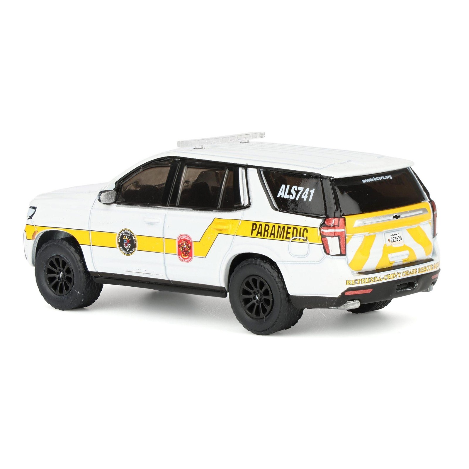 Greenlight 1/64 2024 Chevrolet Tahoe, Bethesda Fire & Rescue Series 5, 67070-D