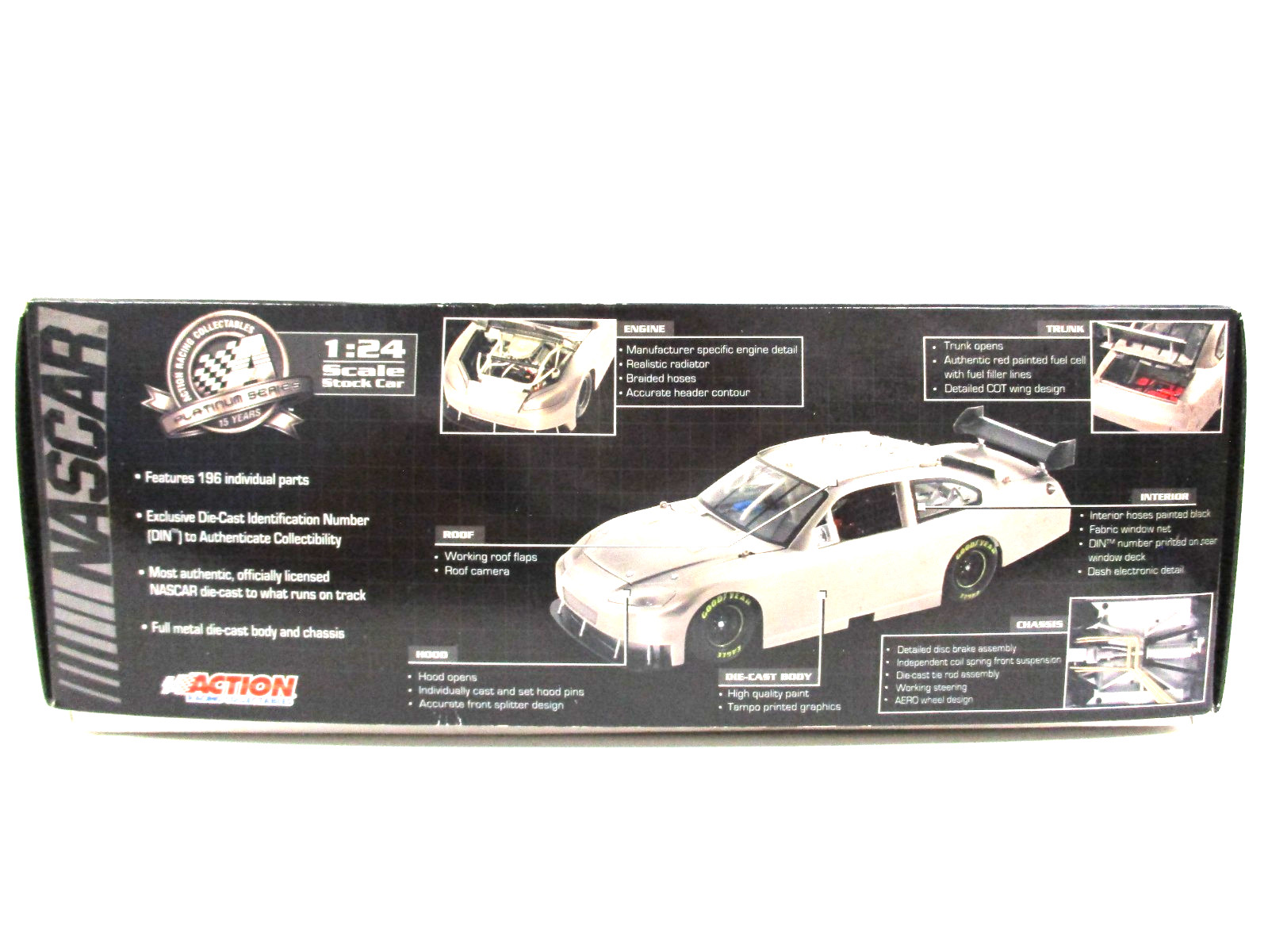 ACTION CLINT BOYER DIRECTV 2008 CHEVY IMPALA SS COT NASCAR STOCK CAR – READ