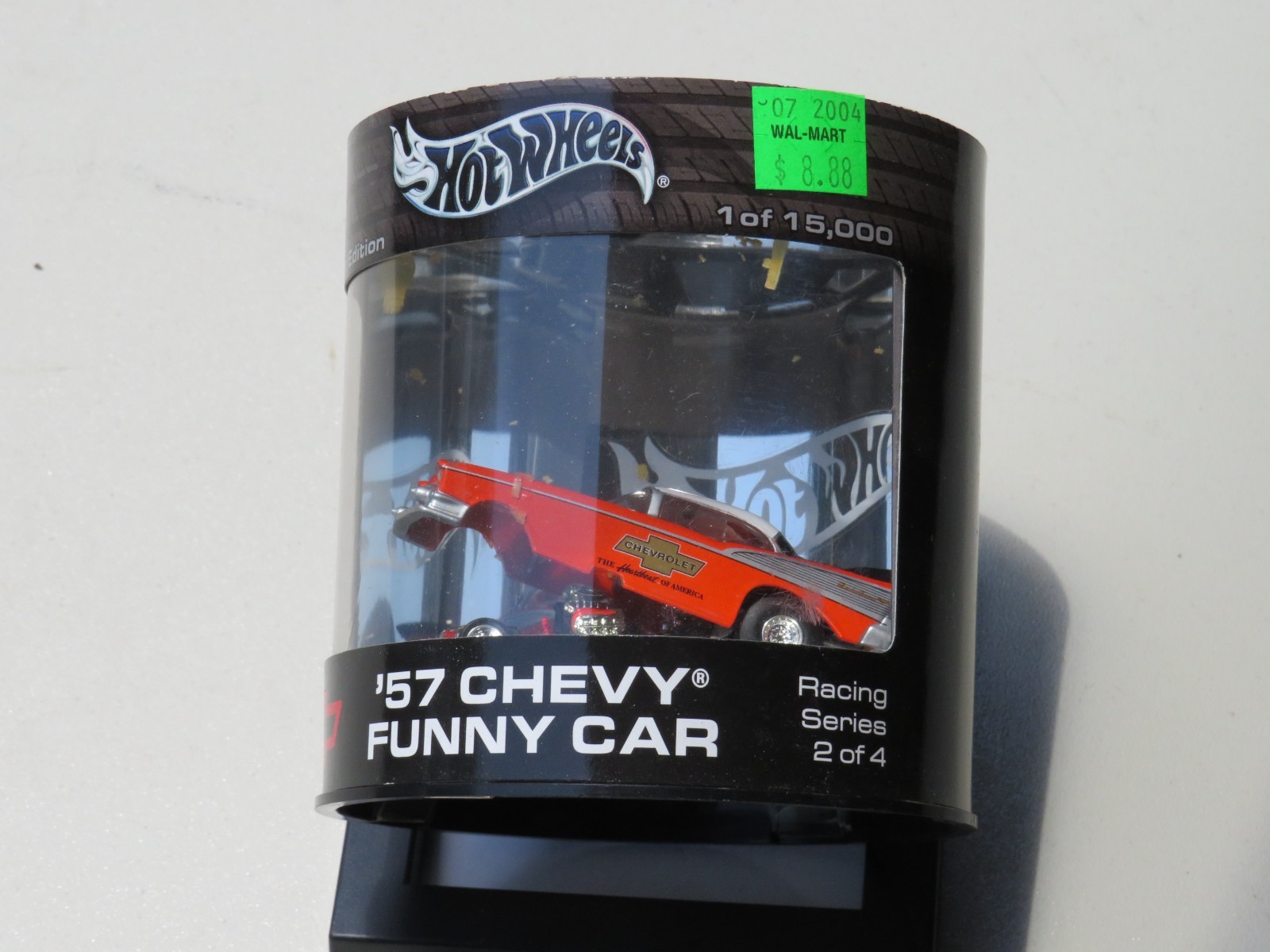 2003 Hot Wheels Oil Can 57 CHEVY FUNNY CAR Racing Series Limited Edition 1/1500