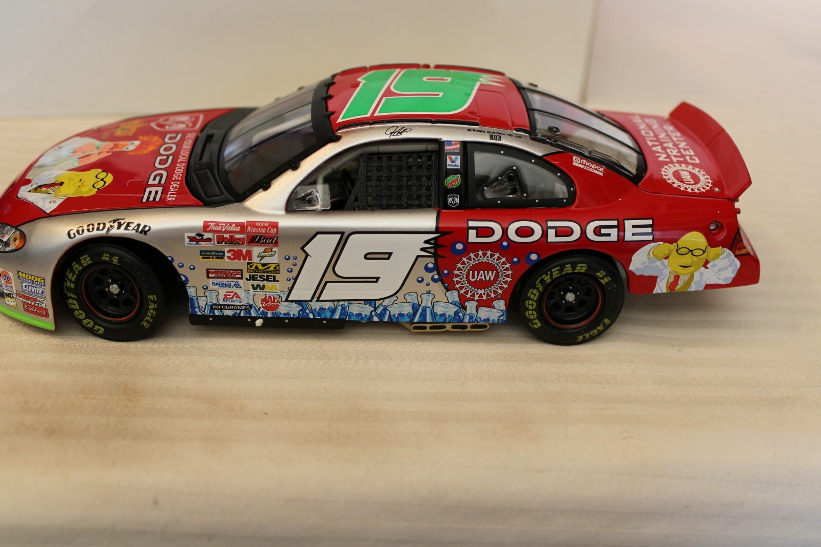 Action 1:24 Scale, 2002 Intrepid #19 Muppets Car, Jeremy Mayfield NASCAR