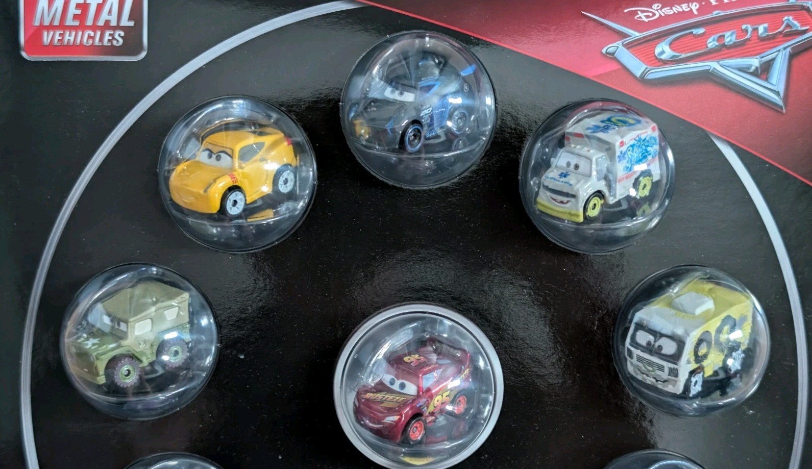 Disney Pixar Cars Mini Racers VARIETY 10-PACK*NEW*Diecast Metal McQueen Mater