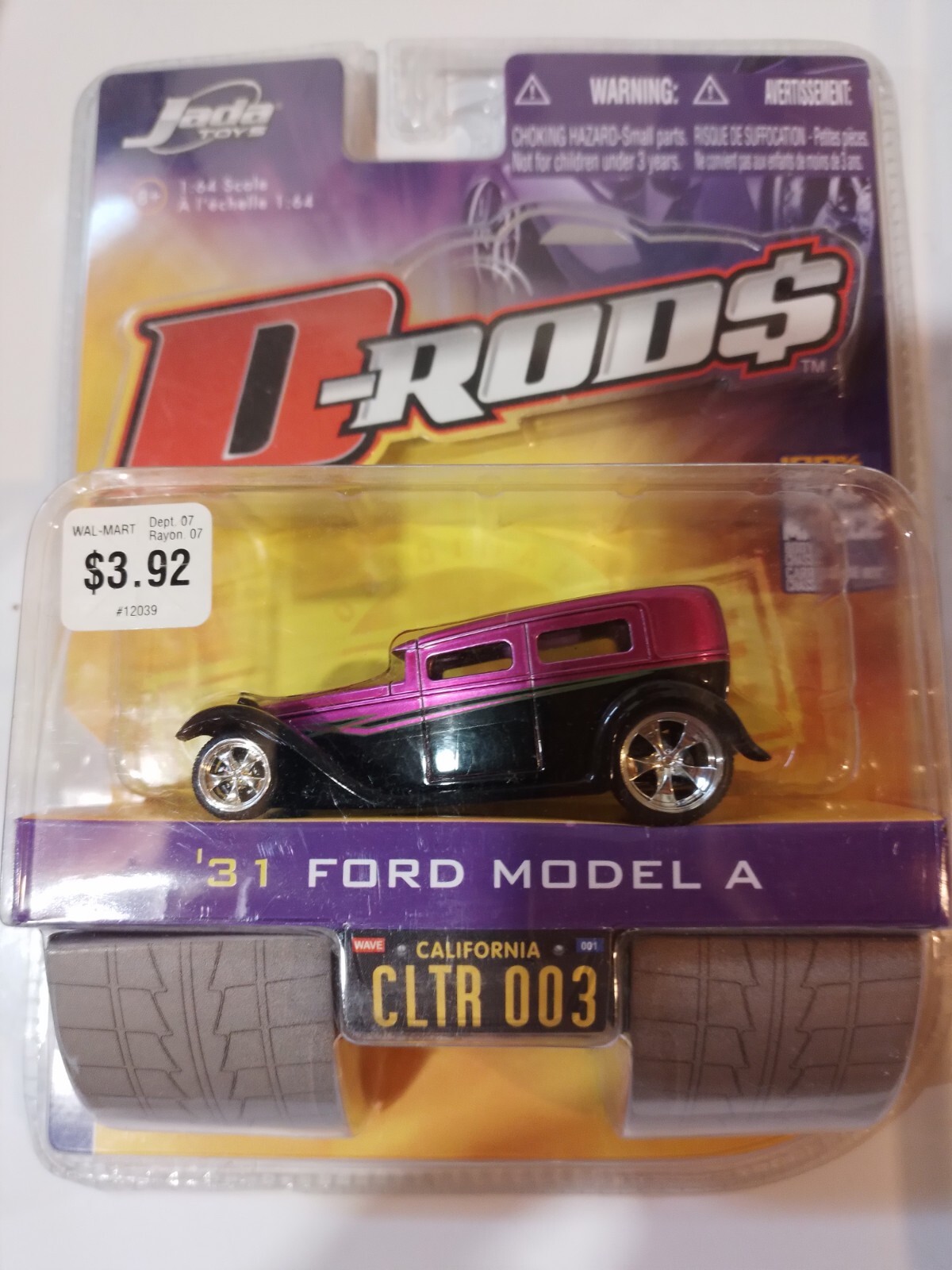 2005/06 Jada Toys 1:64 Diecast 7 Lot Chevy Nova SS, 51 Merc, 31/32/34/36/37 Ford