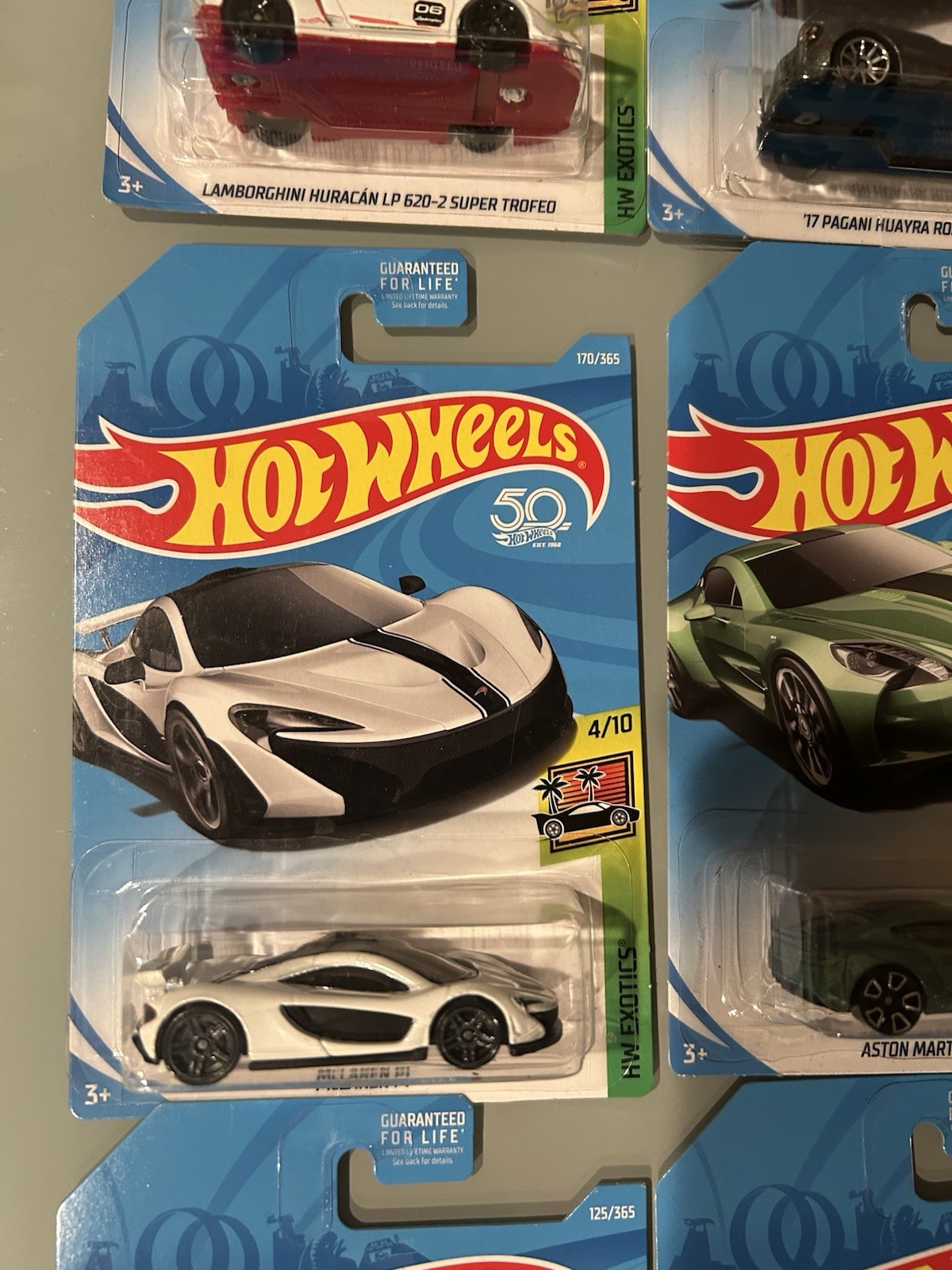 Hot Wheels 2018 HW Exotics COMPLETE SET 1-10 50th Anniversary (Bundle)