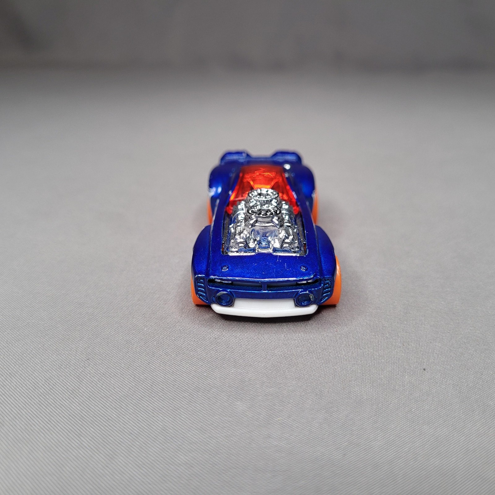 2018Hot Wheels Rodger Dodger 2.0 Blue Diecast Car Orange Wheels Racer #3 Loose