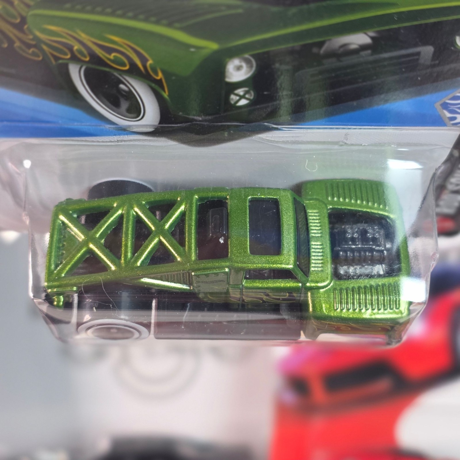 Hot Wheels Erikenstein Rod Green Rat Rod Car Show