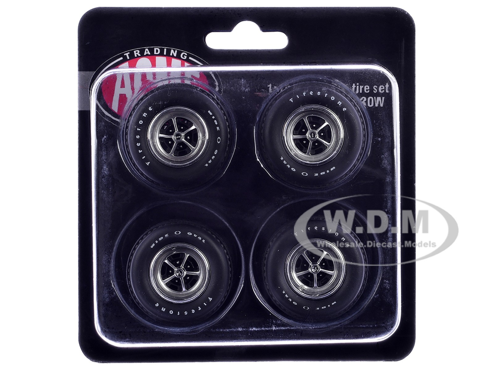 “SUPER SPORT” WHEEL & TIRE SET OF 4 PCS FOR 1/18 SCALE BY ACME A1805530W