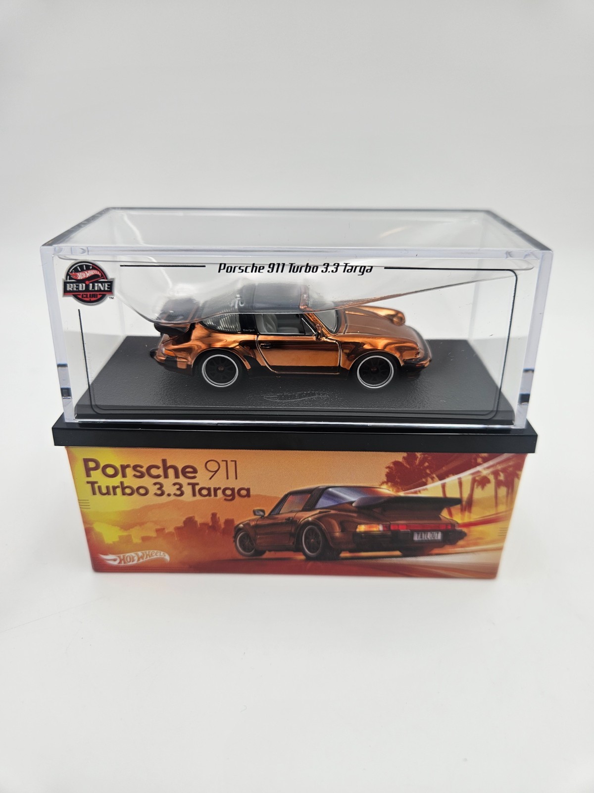 Hot Wheels RLC Exclusive 1988 Porsche 911 Turbo 3.3 Targa Bronze – IN HAND