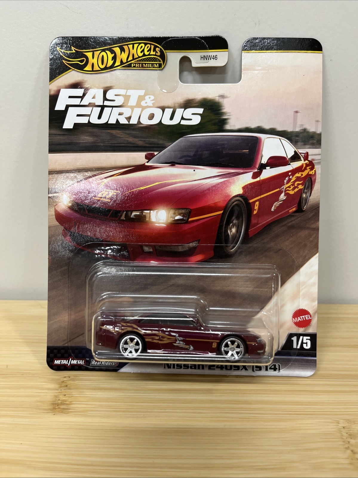 Hot Wheels 2025 Fast and Furious Nissan 240SX (S14) 1:64 Scale Ages 3+