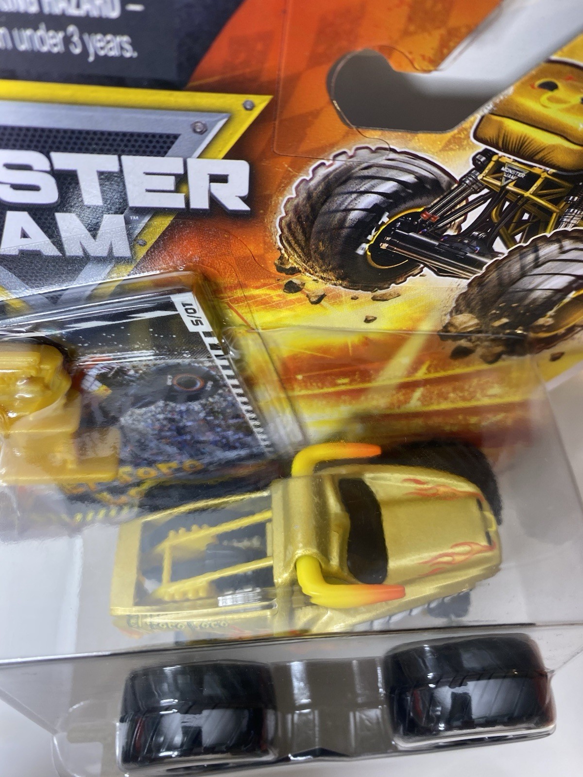 2026 Spin Master Monster Jam Gold Trophy Card – EL TORO LOCO – Series 1