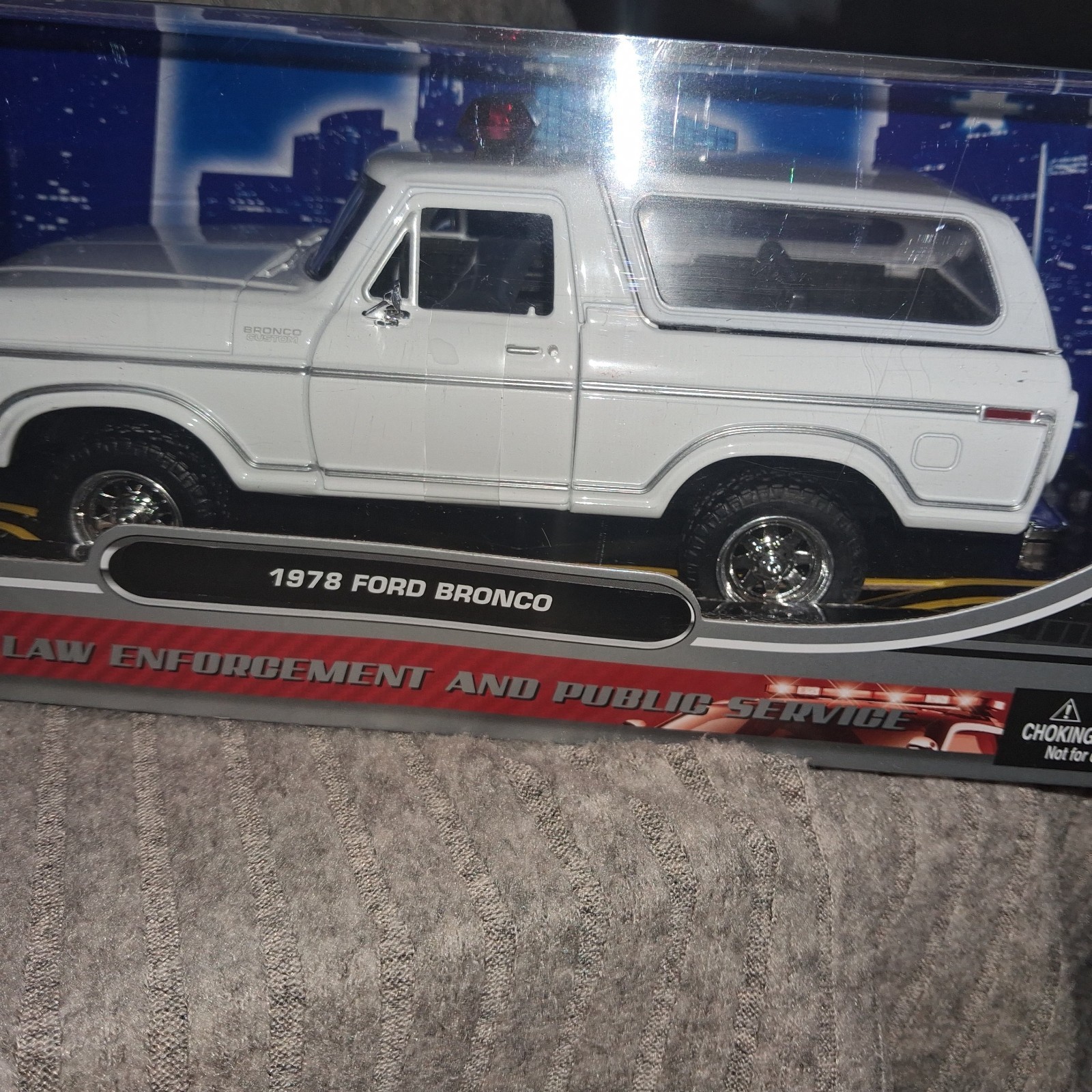 1978 Ford Bronco Custom Light Blue and White “Timeless Legends” Series 1/24 Diec
