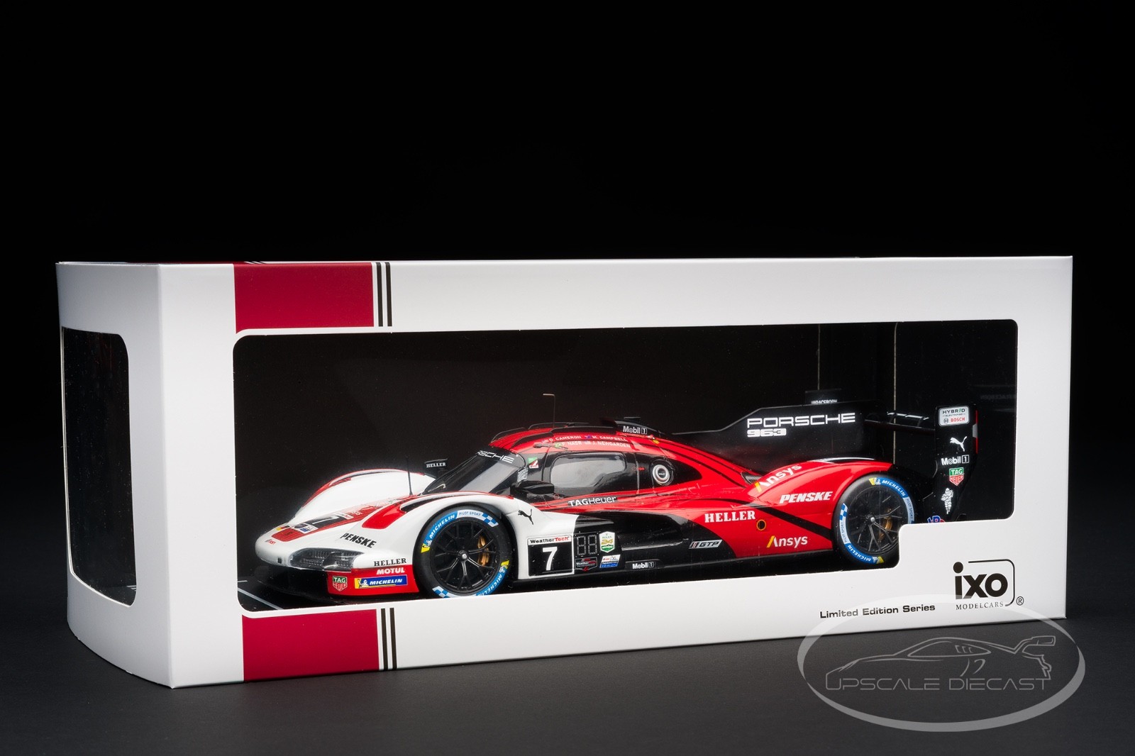 IXO 1:18 Penske Porsche 963 GTP7 #7 Daytona 24hr 2024 Winner Nasr Campbell NEW