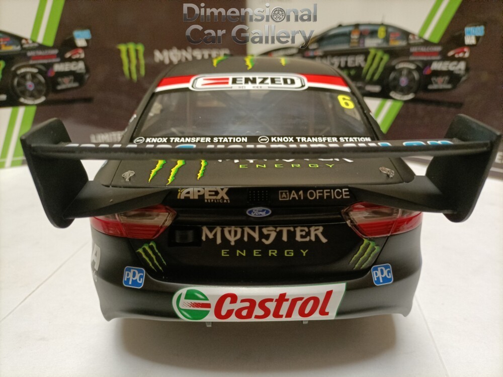 Authentic 1/12 Ford Falcon FGX #6 MONSTER ENERGY Racing Winner 2017 driver Cam