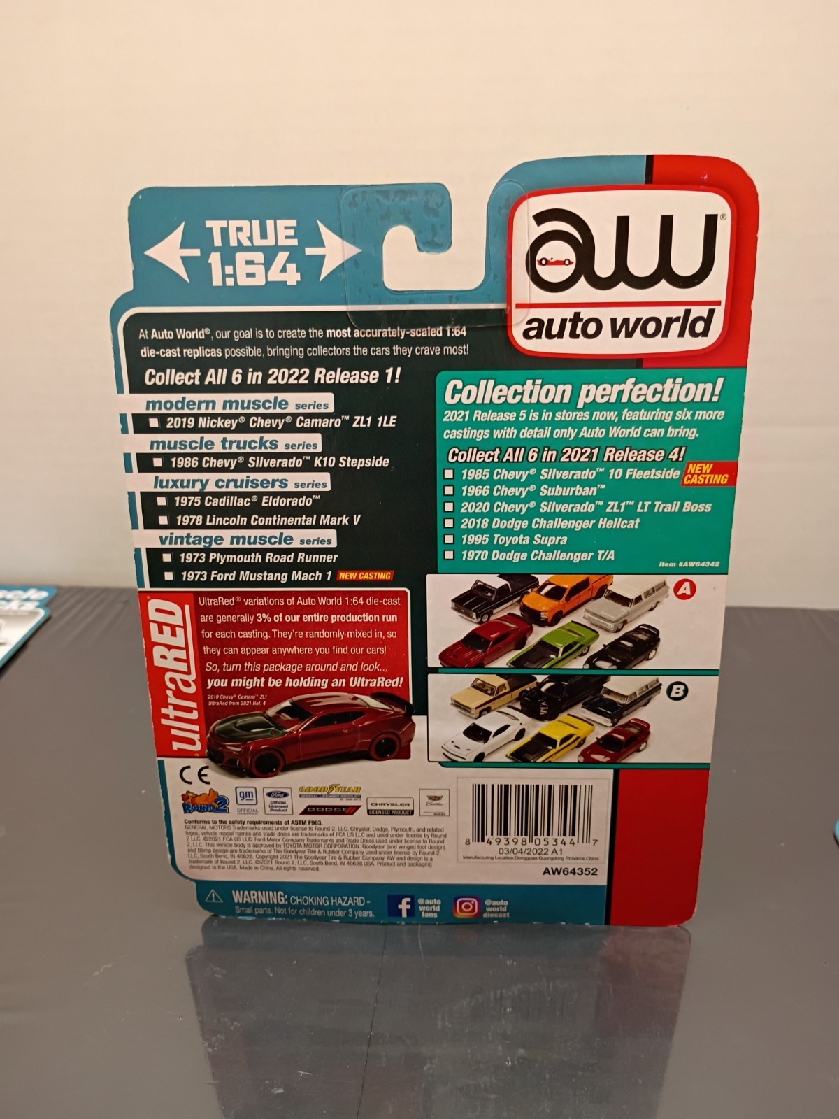 Auto World Premium 2022 Release 1 Set B Complete 6 Set Car Collection 1:64 NEW