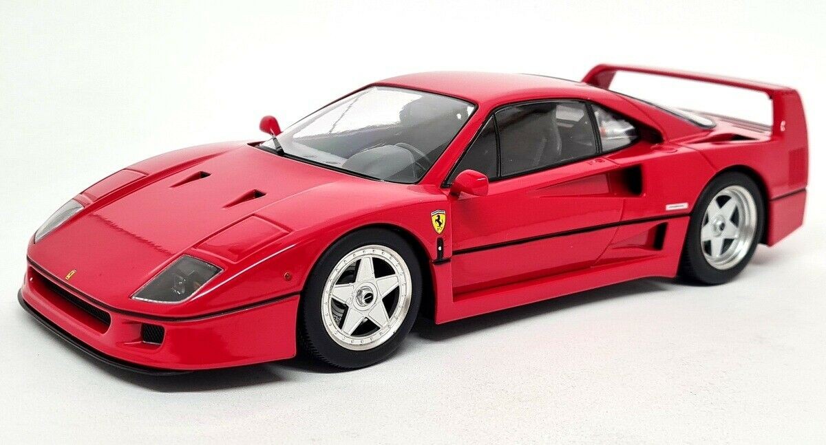 KK 1/18 – Ferrari F40 1987 Rosso Corsa Red 80’s Supercar Diecast Scale Model Car