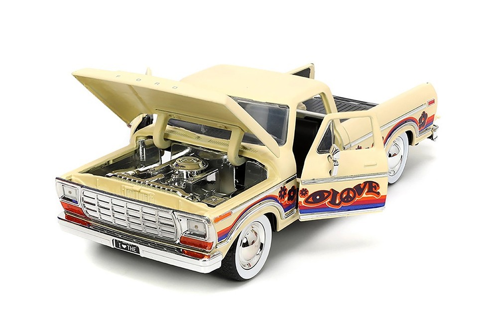 Ford F-150 Pickup Truck Jada, Diecast Car I Love The 70’s 1979